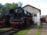 4-noerdlinger-eisenbahnfest/883521/br-50-4073-steht-im-eisenbahnmuseum BR 50 4073 steht im Eisenbahnmuseum Nrdlingen. 30.Mai 2025