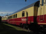 4-noerdlinger-eisenbahnfest/883527/ein-rheingold-restaurant-der-bayernbahn-im Ein Rheingold Restaurant der BayernBahn im Eisenbahnmuseum Nrdlingen. 30.Mai 2025