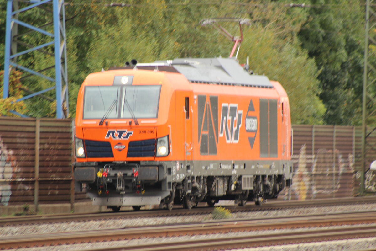 BR 248 095 D-RTS von RTS Rail Transport Service GmbH Lz durch HH-Harburg. 9.Oktober 2025
