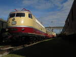BR 130 002 (E03 002) beim 4.Nrdlinger Eisenbahnfest. 30.05.2025