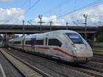 BR 412 085 (Tz. 9485 'Karriere ICE') als (ICE 75 Hamburg Dammtor -> Zrich HB) bei der Durchfahrt HH-Harburg. 19.06.2025