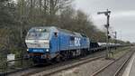 251 002-2 (DE2700-02) mit RDC Autozug von Niebll nach Westerland/Sylt am 03.11.2024