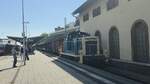 BR 364 514-0 von KonRail als (DZ 26991 Neustadt(Weinstr)Hbf -> Elmstein) bei der ausfahrt Neustadt(Weinstr)Hbf.