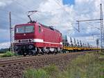 143 931 (243 931-3) von DeltaRail mit Crafter auf dem weg nach Wunstorf am 23.09.2023