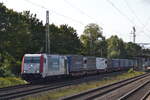 BR 185 665-5 (LKW und Bahn Perfekt kombiniert) mit KLV in Richtung Seelze durch Dedensen Gümmer am 13.