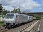 BR 185 572-5 Akiem + BR 185 566-7 Akiem als Lz bei der Durchfahrt HH-Harburg -> Maschen/Buchholz.