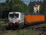 BR 7193 302 von TXLogistik mit Güterzug durch M-Heimeranplatz -> M-Laim. 30.05.2025