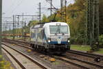 BR 193 848-9 D-EGP als Lz durch HH-Harburg Richtung Hafen.