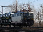 E40 002 (140 002) PRESS mit Autozug durch Dedesen-Gmmer. 19.03.2025