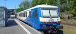 BR 628 151 EVB als RB76 nach Rotenburg(Wmme) am 9.Mai 2022 in Verden(Aller)