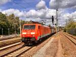BR 189 056-5 DB Cargo AG mit Mischer durch HH-Bergedorf -> Tiefstack.