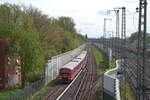 BR 474 xxx als S3 nach Wilhelmsburg am Bahnhof Wilhelmsburg am 12.April.2024