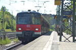 DB Baureihe 420 968-0 der S-bahn München  als S4 nach Grafrath am Münchener Heimeranpaltz am 27.April.2024