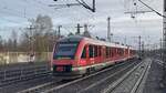 BR 648 454 + 648 457 der Nah.SH als berfhrungsfahrt durch HH-Harburg -> Maschen. 20.12.2024 