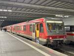 BR 628 422 + 628 688 als (RB40 Mühldorf -> München Hbf) in München Hbf.