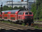 BR 218 498-4 mit (RB40 Mnchen Hbf -> Mhldorf) durch M-Heimeranplatz -> M-Ostbahnhof.