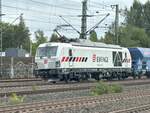 BR 248 025 von Eiffage mit Schotterzug durch HH-Harburg -> Norden.