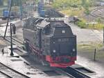 BR 99 7245-6 der HSB steht in der Abstellung in Wernigerode.