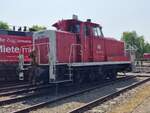 BR 362 780-9 der LEG Steht im BW Lutherstadt Wittenberg beim Orientrot Treffen am 27.Mai 2023
