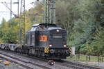 BR 203 123-5 (LOCON 217) mit Leeren Containern bei der durchfahrt HH-Harburg Richtung Hafen.
