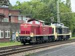 BR 290 008-2 + 291 037-0 von Railsystems RP GmbH als Lz durch HH-Harburg -> Maschen. 11.08.2024