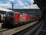 br-1293-4/883464/br-1293-051-mit-rj-87 BR 1293 051 mit (RJ 87 Mnchen Hbf -> Bologna Centrale) Steht Mnchen Hbf. 29.05.2025