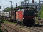 br-1293-4/883470/br-1293-030-mit-tunnelwaenden-durch BR 1293 030 mit Tunnelwänden durch M-Heimeranplatz -> Österreich. 30.05.2025