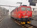CD 362 161-2 (Fandi #Jakolev) Steht beim Vorfeld  Aufgenommen : 12.Februar 2025 in Praha hl.n.